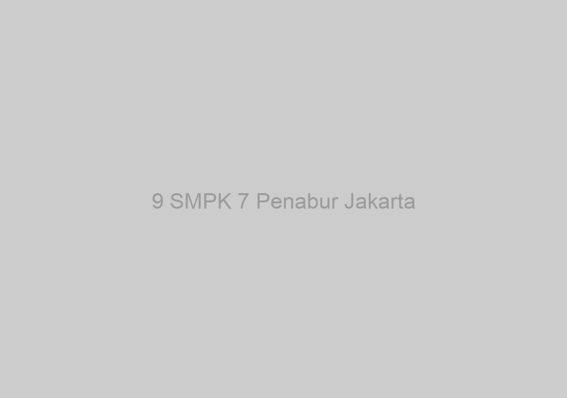 9 SMPK 7 Penabur Jakarta